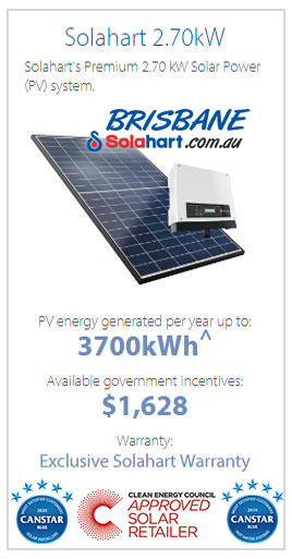 Solahart-Premium Solar Power 2.70KW | Brisbane Solahart Hot Water ...