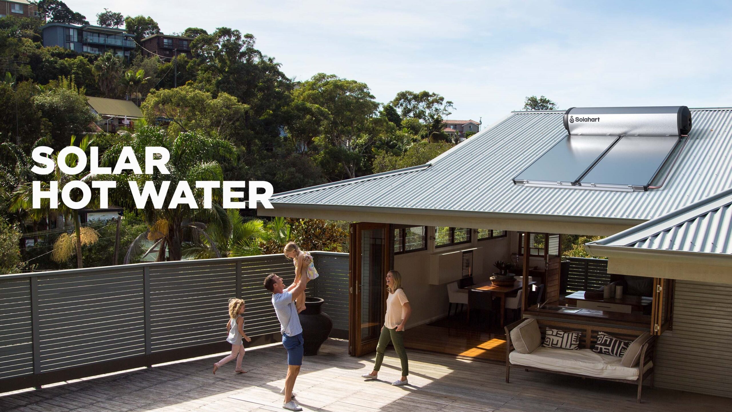 solahart rooftop hot water, solar 300l rooftop hot water,solahart hot water,best solar hot water systems