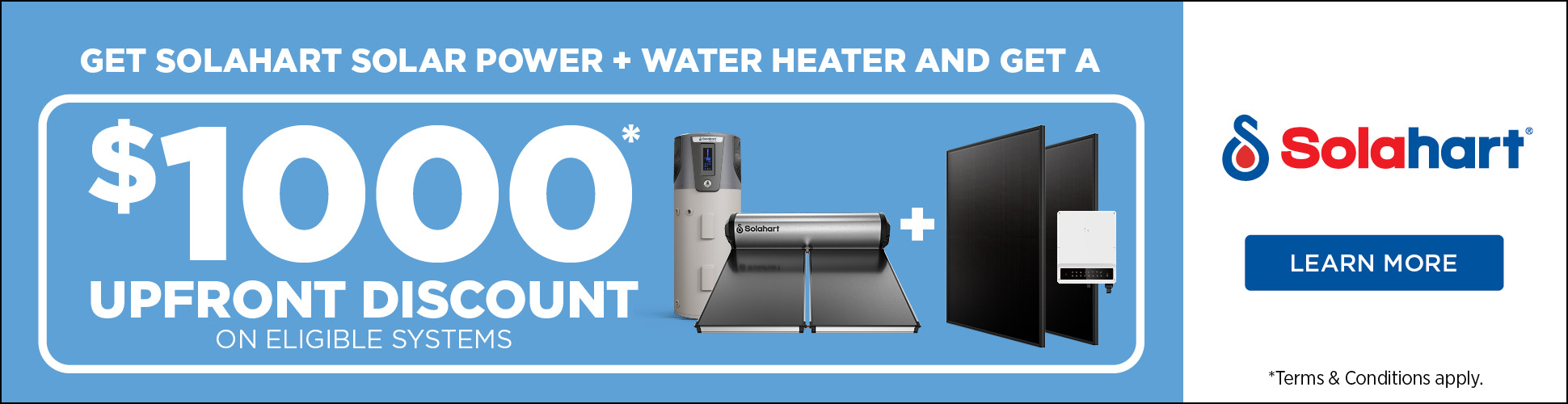 $1000 OFF SPECIAL AUGUST 2026, BRISBANE SOLAHART SPECIALS